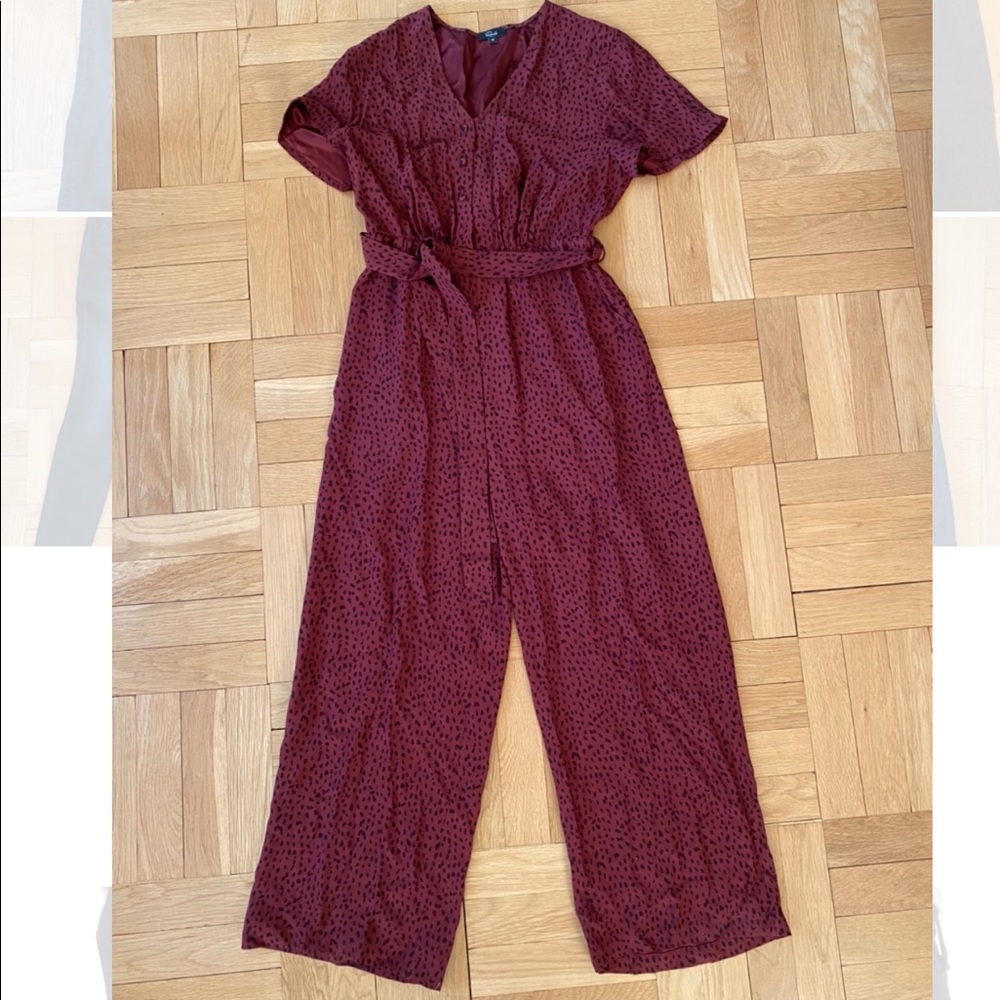 Rails Cheetah Print Jumpsuit -Size Xs-Rust Spotted - image 3